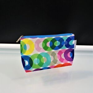 KAPITZA x CLINIQUE Logo Circles Makeup Cosmetic Travel Bag